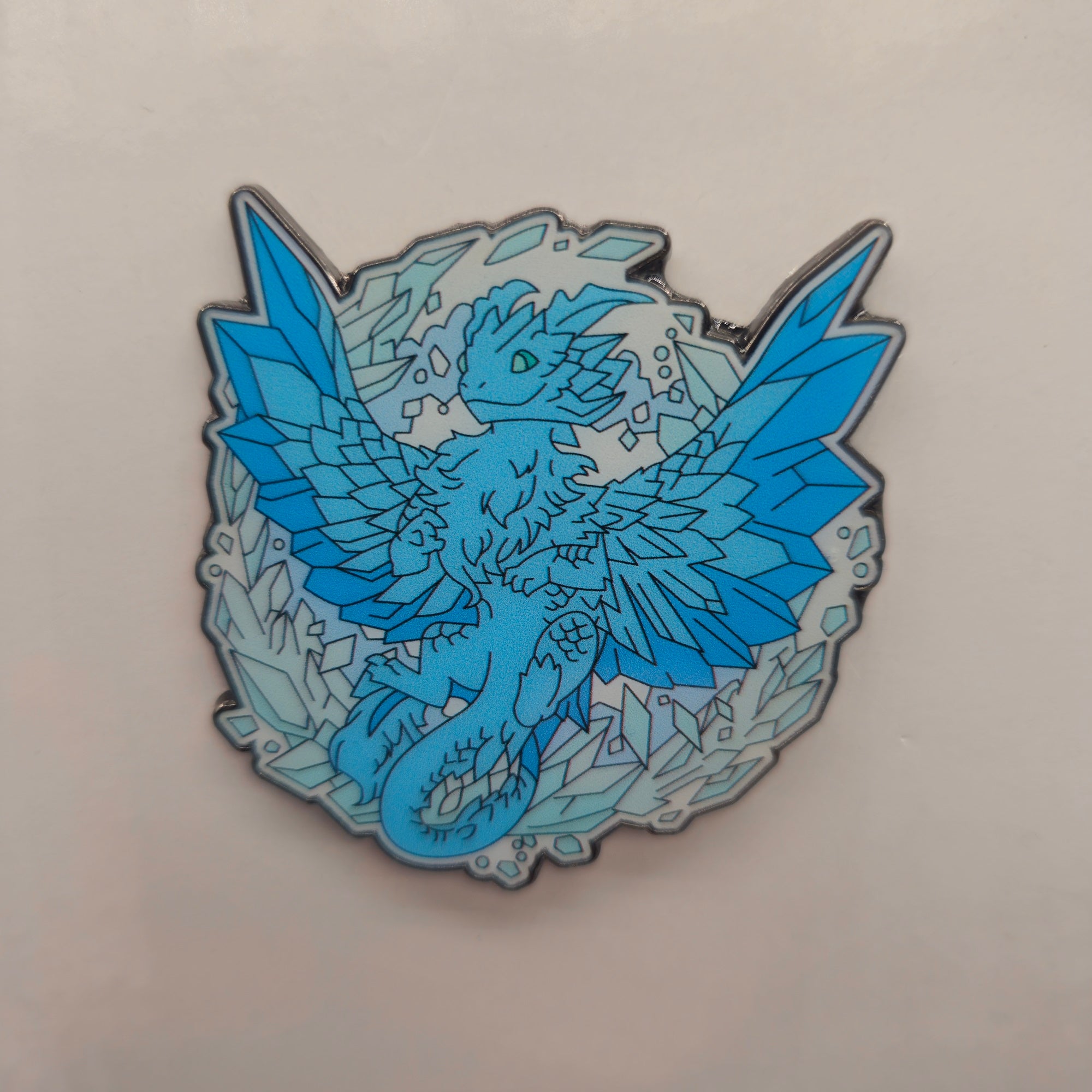 Shiver, Ice Dragon Pin