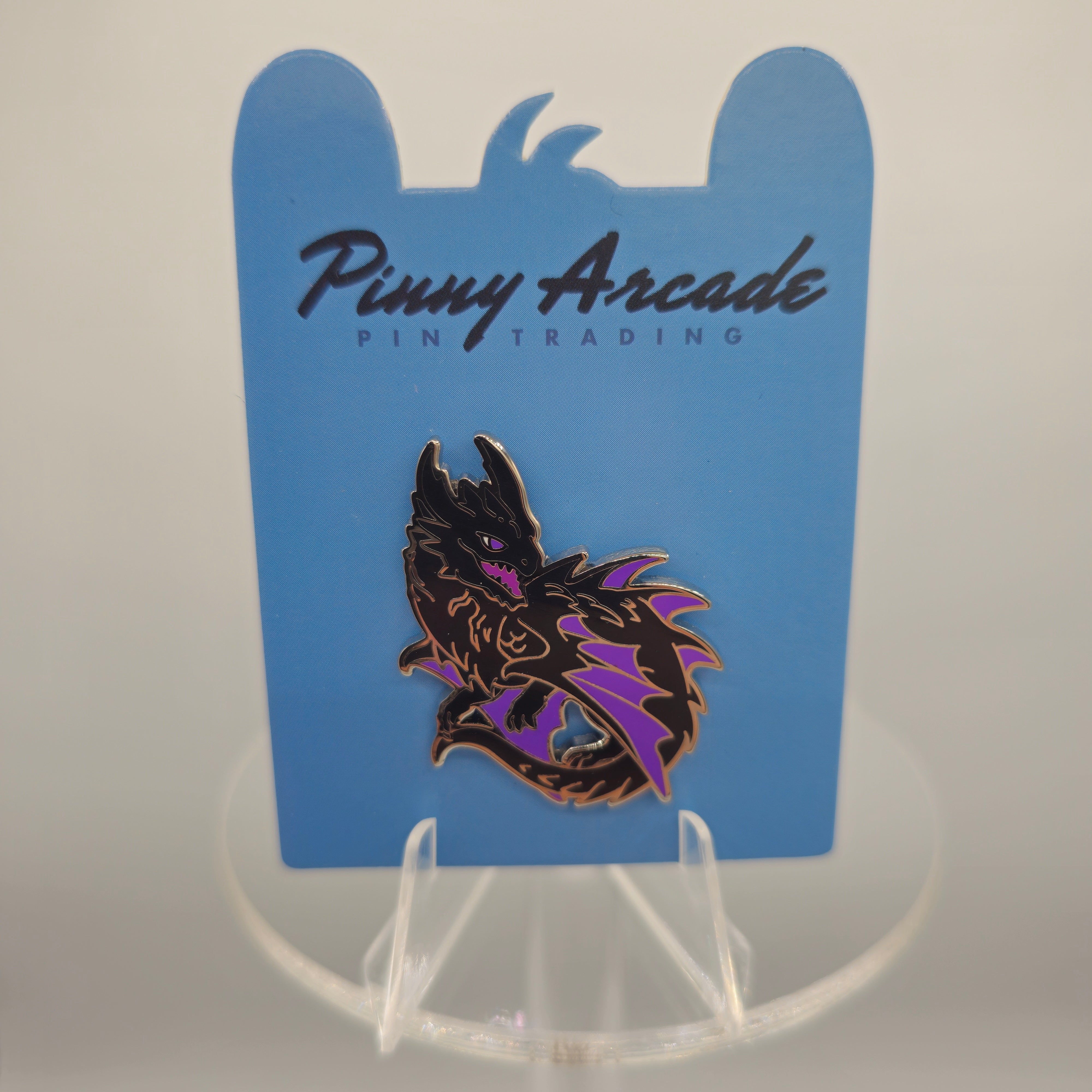 Pinny Arcade Pins -Black Baby Dragon