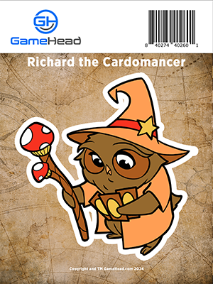 Richard the Cardomancer - Sticker