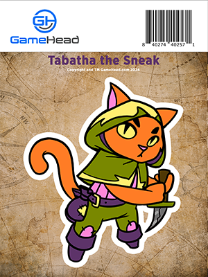 Tabatha the Sneak - Sticker