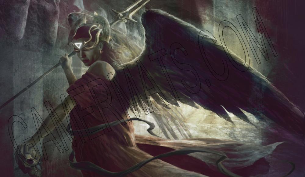 Dark Angel - Jason Engel - Playmat Standard No Border - 24" x 14" x 1/16"