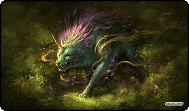 Forest Shaman - Playmat Standard No Border - 24" x 14" x 1/16"