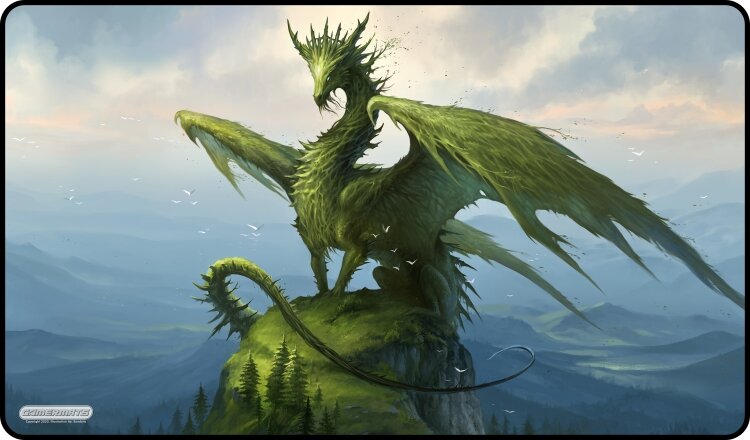 Dragon of the Forest - Playmat Standard No Border - 24" x 14" x 1/16"