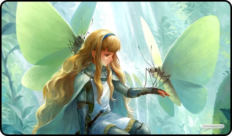 Moth Knight - Playmat Standard No Border - 24" x 14" x 1/16"