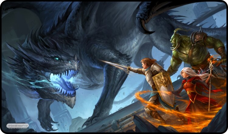 Raiding Party - Playmat Standard No Border - 24" x 14" x 1/16"