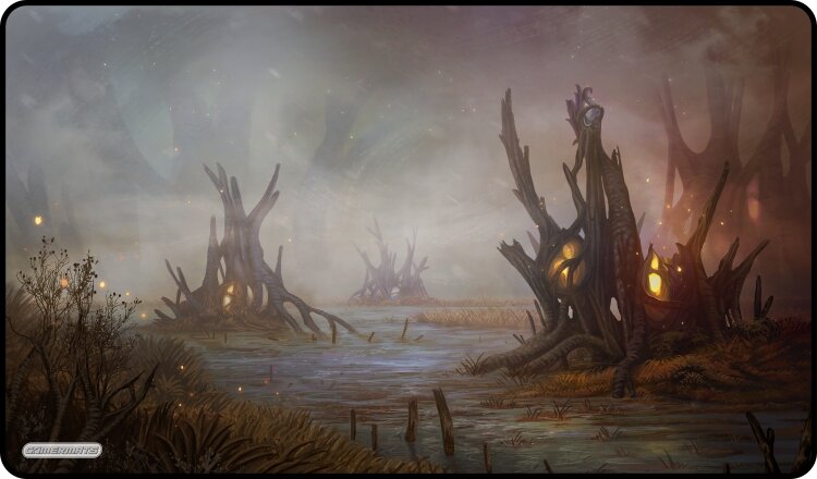 Magic Swamp - Playmat Standard No Border - 24" x 14" x 1/16"