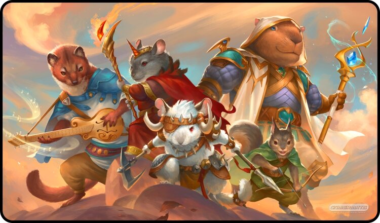 Animal Raiding Party - Playmat Standard No Border - 24" x 14" x 1/16"