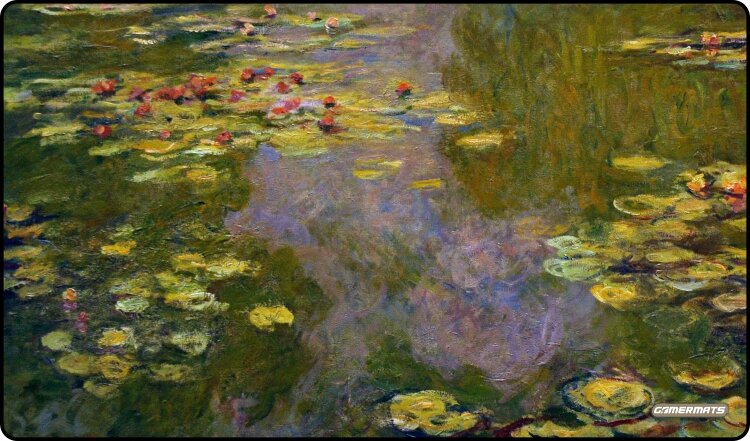 Water Lilies - Playmat Standard No Border - 24" x 14" x 1/16"