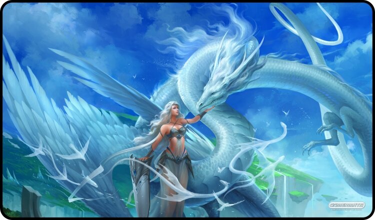 Dragon Princess of the Light - Playmat Standard No Border - 24" x 14" x 1/16"